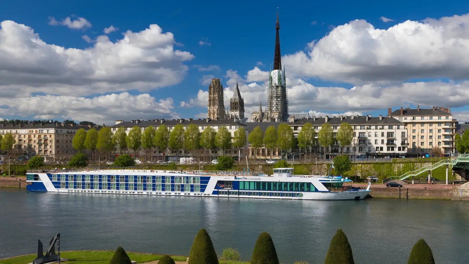 D-Day Anniversary River Cruise: Normandy: Sail the Seine roundtrip from Paris and spend the actual D-Day anniversary on the Normandy beaches. A military historian travels with the ship all week, with detours to Monet’s Giverny and Joan of Arc’s Rouen.